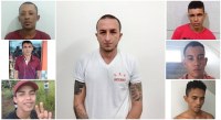 Confira as fotos dos 7 foragidos da Unidade Prisional no fim de semana em Ariquemes - Divulgação