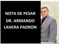 NOTA DE PESAR - DR. Armando Lahera Padron - Redes Sociais