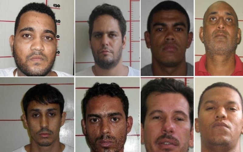 Oito presos mais perigosos de Goiás são transferidos para Rond�\�nia (Foto: Divulgação/SSP)