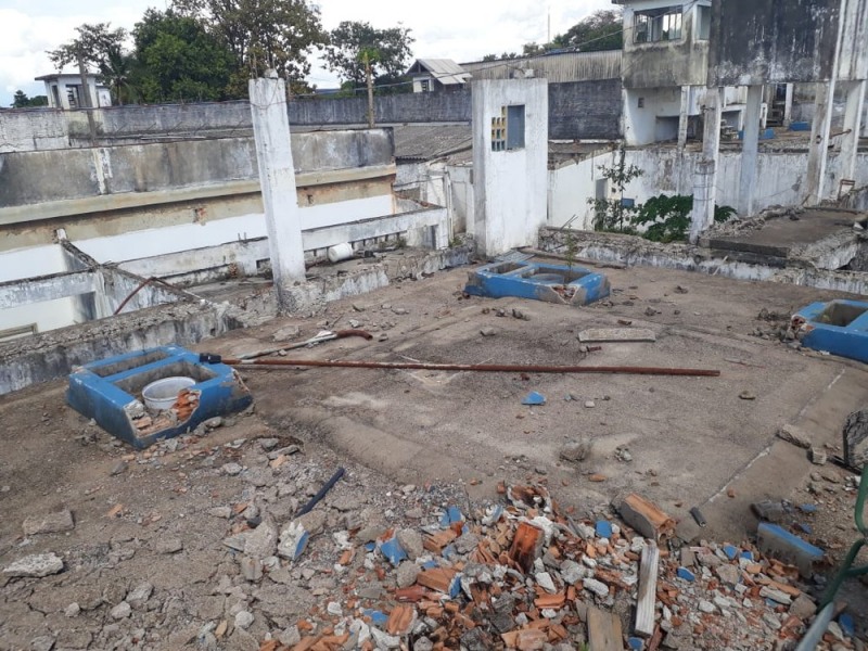 MP-RO solicita que Governo e Sejus façam a demolição de antigo presídio em Ariquemes (Foto: Reprodução)