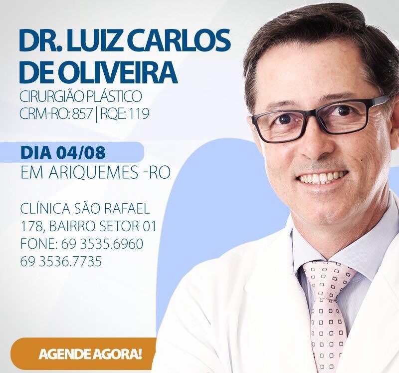 Dr. Luiz Oliveira da Clínica Center Plástica (Foto: Reprodução)