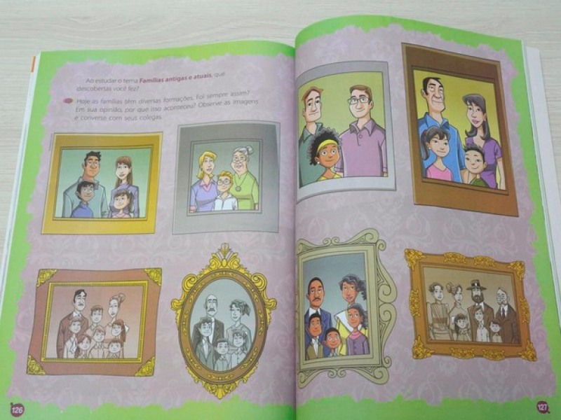 Livro mostra composição por diferenters famílias (Foto: Rede Amaz�\�nica/ Reprodução) (Foto: Reprodução G1-RO)