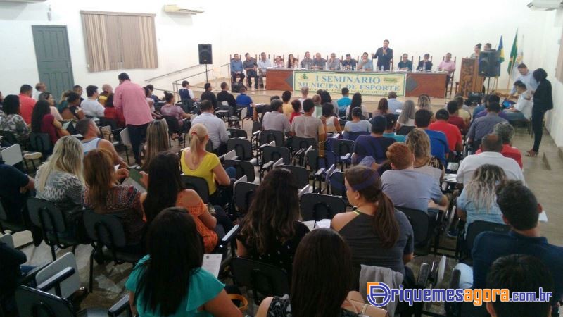 1Âº SeminÃ¡rio do esporte em Ariquemes (Foto: Marcio Bergmann)