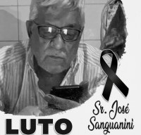 Nota Pesar falecimento do Sr. José Sanguanini pai do Diretor da Empresa Jones (Amarelo) Sanguanini - Foto: Divulgação