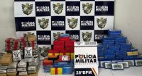 Carreta com carga que saiu de RO tomba e PM apreende mais de R$ 5 milhões em entorpecentes em MT - Foto: Divulgação