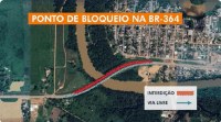 Entenda por que moradores bloquearam a ponte sobre o Rio Candeias, em RO - Foto: Divulgação
