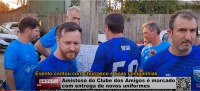 Amistoso do Clube dos Amigos é marcado com entrega de novos uniformes - Vídeo - Foto: Reprodução