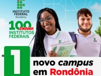 IFRO contará com novo campus em Buritis - Foto: Reprodução