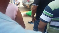 Homem é executado a tiros ao chegar em mercado no Setor 02 - Foto: Reprodução Edirceu Lima - WhatsApp,
