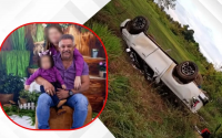 ACIDENTE: Empresário de Alto Paraíso morre após capotar veículo - Foto: Reprodução