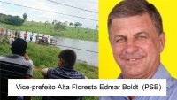 Vice-prefeito desaparece em represa após bote virar em Alta Floresta-RO - Foto: Reprodução