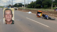 Motociclista morre após bater na lateral de carro durante ultrapassagem, na BR-364 em Rondônia - Foto: Reprodução