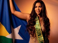 Daiana Alves, Miss Simpatia Brazil Model-2023 é moradora de Ariquemes-RO - Foto: Reprodução
