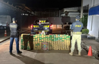 Homem é flagrado transportando quase meia tonelada de drogas em meio a carga de carne - Foto: Polícia Federal/Divulgação