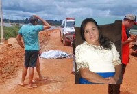 Mulher morre ao ter crânio esmagado por veículo na BR-364 - VÍDEO - Foto: Reprodução
