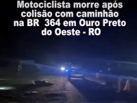 Acidente na Br 364 com vítima fatal nesta noite de sábado - VÍDEO - Foto: Reprodução