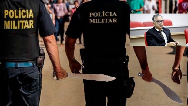 Segundo ele, cada policial deve andar com um facão para esquartejar os criminosos após matá-los a tiros (Foto: Divulgação)