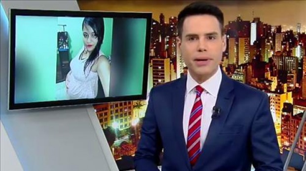 Programa Cidade Alerta exibe caso Tainá em rede nacional (Foto: Reprodução)