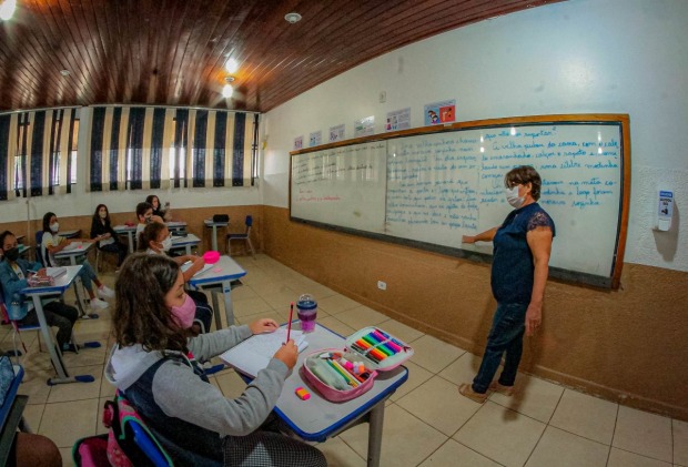 Durante a atual gestão, foram realizados inúmeros investimentos na estrutura das escolas (Foto: Reprodução)