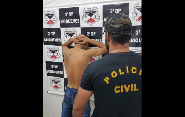 Suspeitos foram presos por agentes da Delegacia de Homicídios de Ariquemes. (Foto: Divulgação)