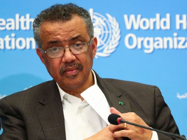 OMS O diretor-geral da OMS, Tedros Ghebreyesus, informa a imprensa sobre a situação do COVID-19 (Foto: Reprodução)