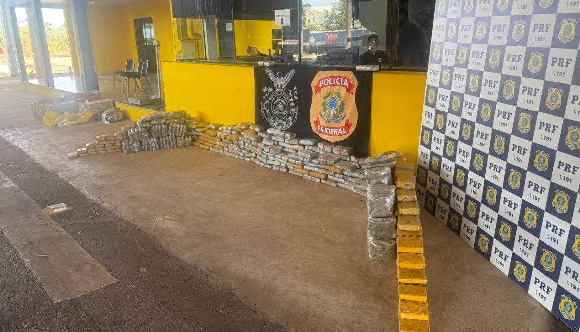 Polícia Federal apreende cerca de 350 kg de Skunk com apoio da PRF em Rondônia