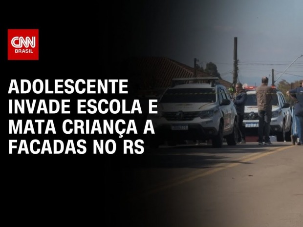Vídeo mostra fuga de alunos após ataque com faca em escola que deixou uma criança morta no RS