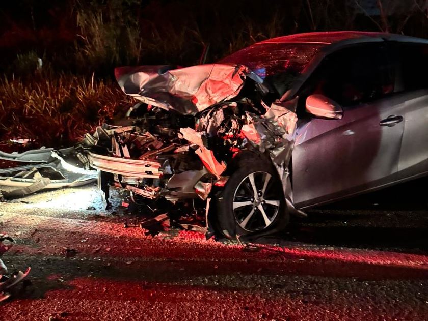 Grave acidente na BR-364 deixa feridos nesta noite - VÍDEO