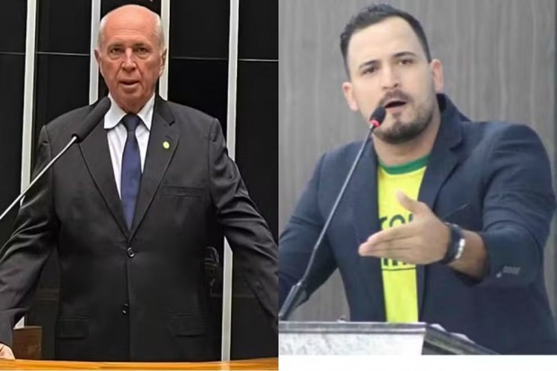 Lebrão (União Brasil) e Rafael Fera (Podemos) (Foto: Reprodução rede social)