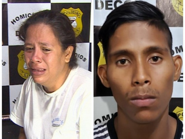 Cátia Barros Rabelo e Mario Barros do Nascimento são acusados de envolvimento no assassinato de Fabiana Pires Batista (Foto: Reprodução)