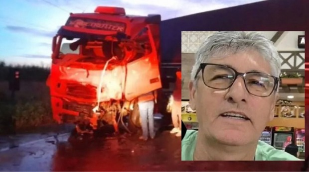 Morreu em Porto Velho o motorista da carreta envolvida em colisão com ambulância na BR-364 (Foto: Reprodução)