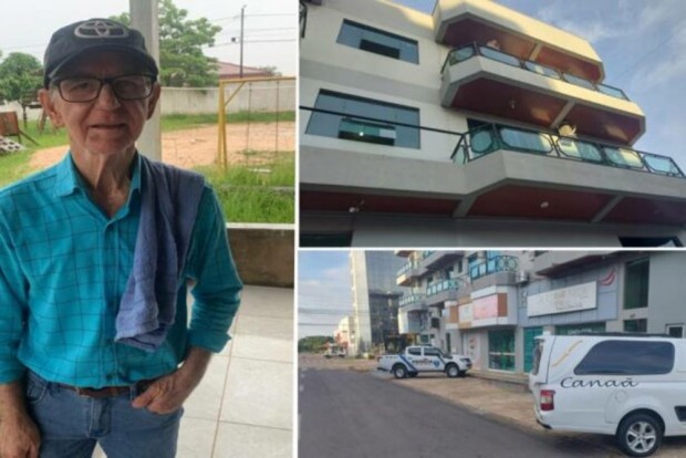 Homem de 70 anos morre ao se atirar do terceiro andar em Vilhena; causas sob investigação (Foto: Divulgação)