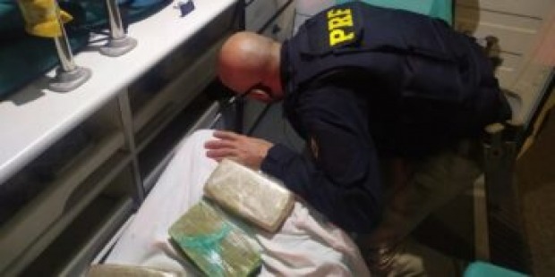 Mais de 60 kg de cocaína são encontrados em ambulância da prefeitura de Nova Mamoré, RO