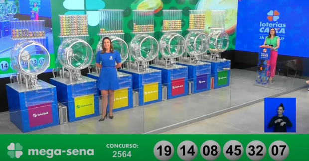 Mega-Sena, concurso 2.564 (Foto: Reprodução/Caixa)