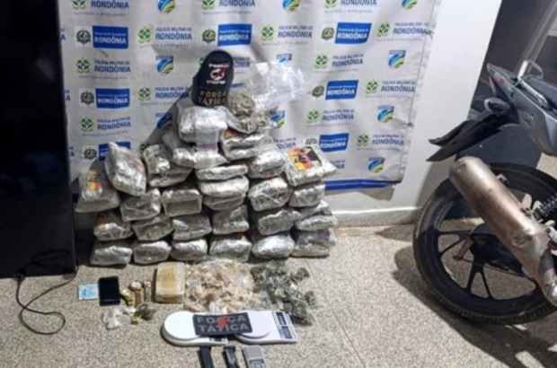 Polícia Militar apreende 32 kg de drogas durante operação em Ariquemes - VÍDEO