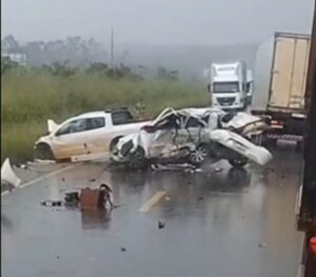 Motorista envolvido em acidente próximo ao Piracolino morre no Hospital Regional-VÍDEO