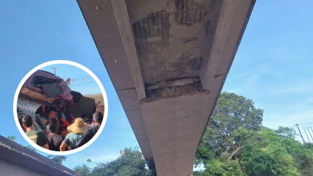 Laudo técnico aponta fissuras que oferecem riscos à segurança em ponte sobre o Rio Candeias, em RO