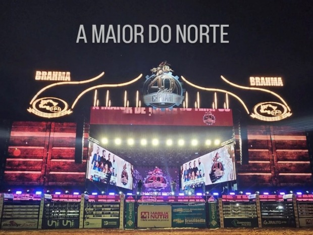 Inovação e tecnologia totalmente reformulado, palco da 40ªEXPOARI impressiona é ponto alto da festa