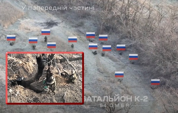 As imagens foram publicadas pelo grupo de combate K-2 do exército ucraniano no youtube (Foto: David Ljunggren / Reuters)