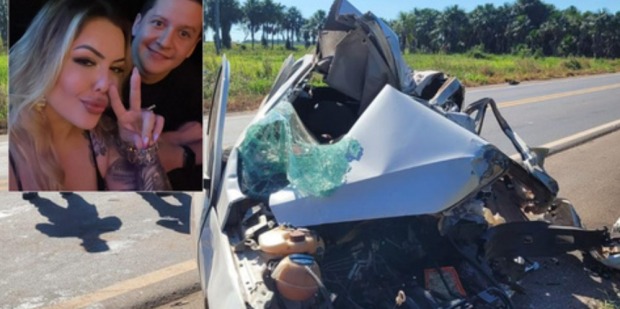 Cantora rondoniense que morreu junto com vereador dirigia em alta velocidade, diz PRF