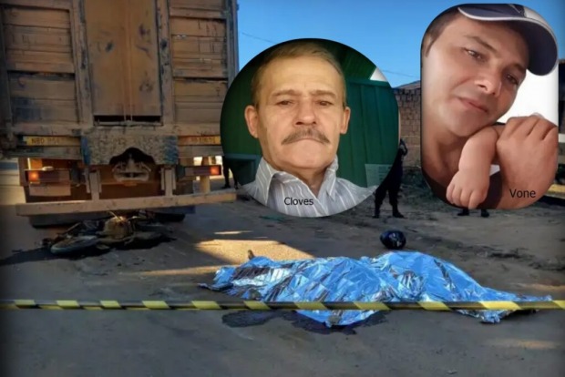 TRAGÉDIA: Pai e filho morre em acidente envolvendo moto e caminhão boiadeiro