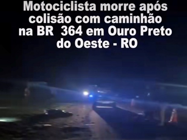 Acidente na Br 364 com vítima fatal nesta noite de sábado - VÍDEO