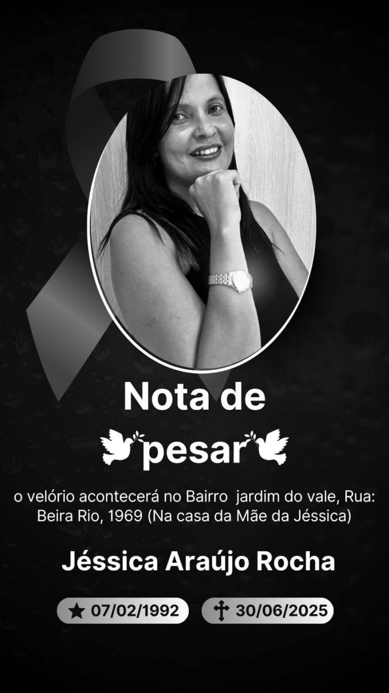Nota pesar (Foto: Reprodução)