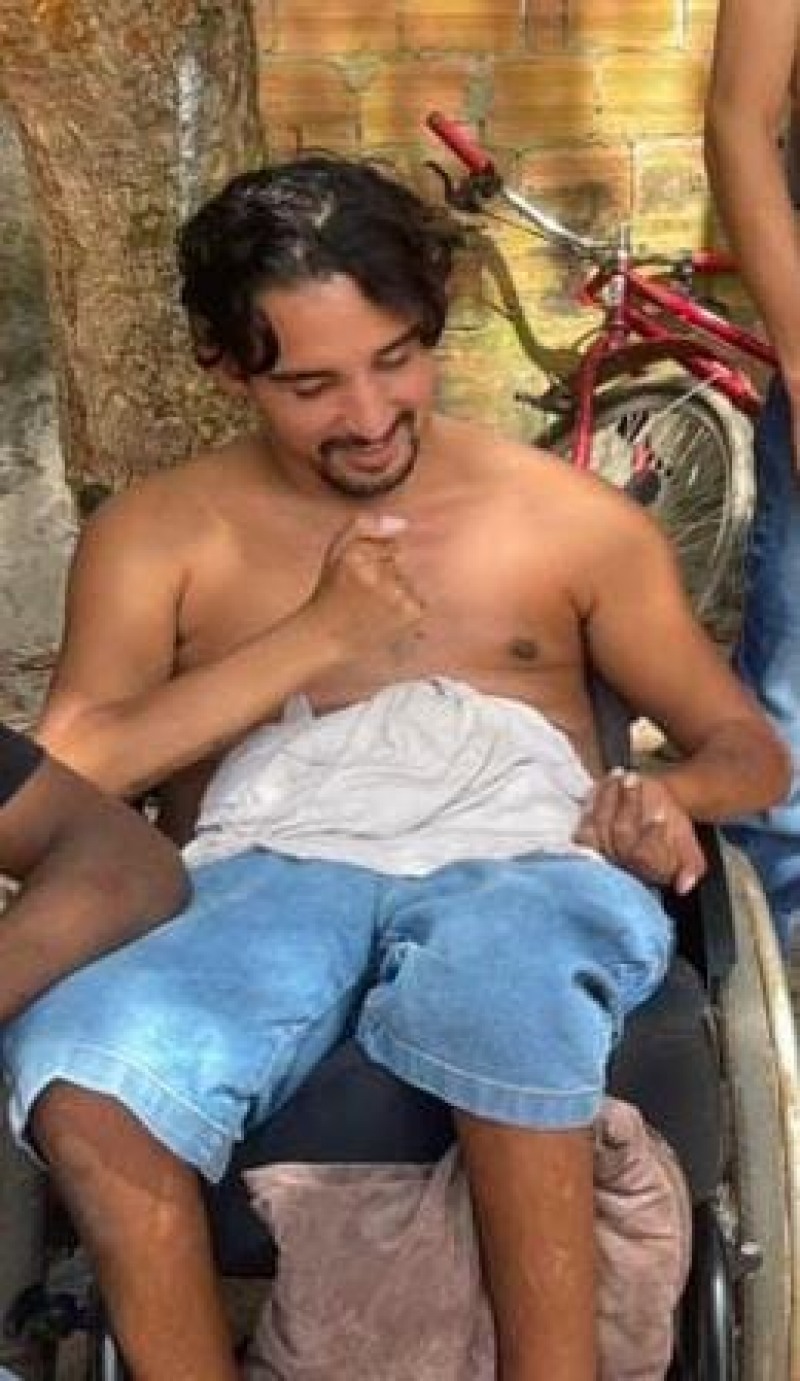 Paulinho Cadeirante foi executado com seis tiros (Foto: Divulgação)