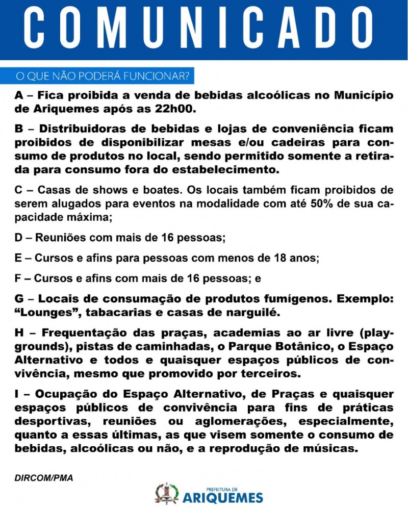 Decreto PMA (Foto: Divulgação)