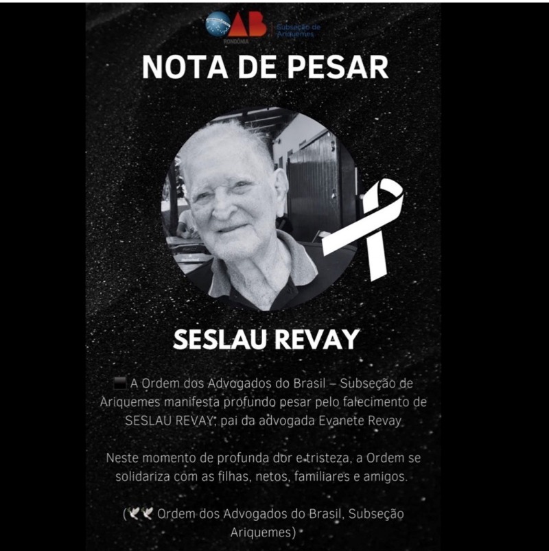 Nota pesar (Foto: Reprodução)