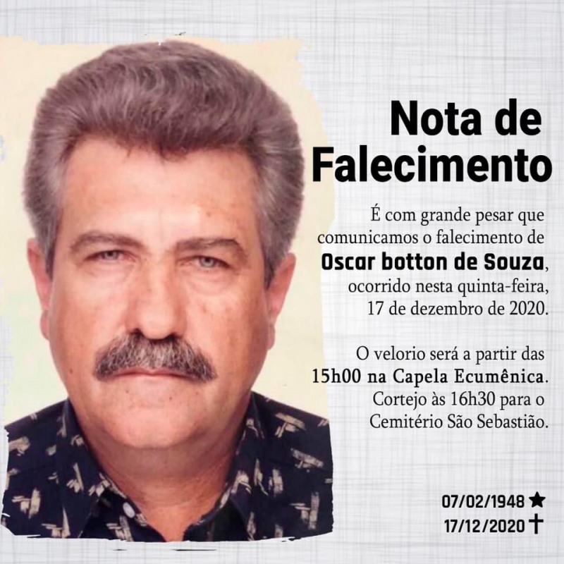 Oscar Botton de Souza (Foto: Rede Social)