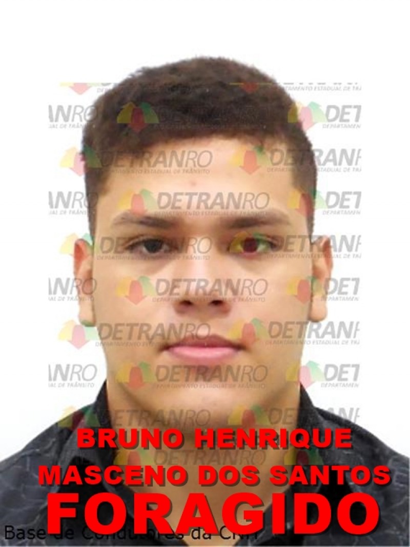 Suspeito Foragido (Foto: Divulgação)
