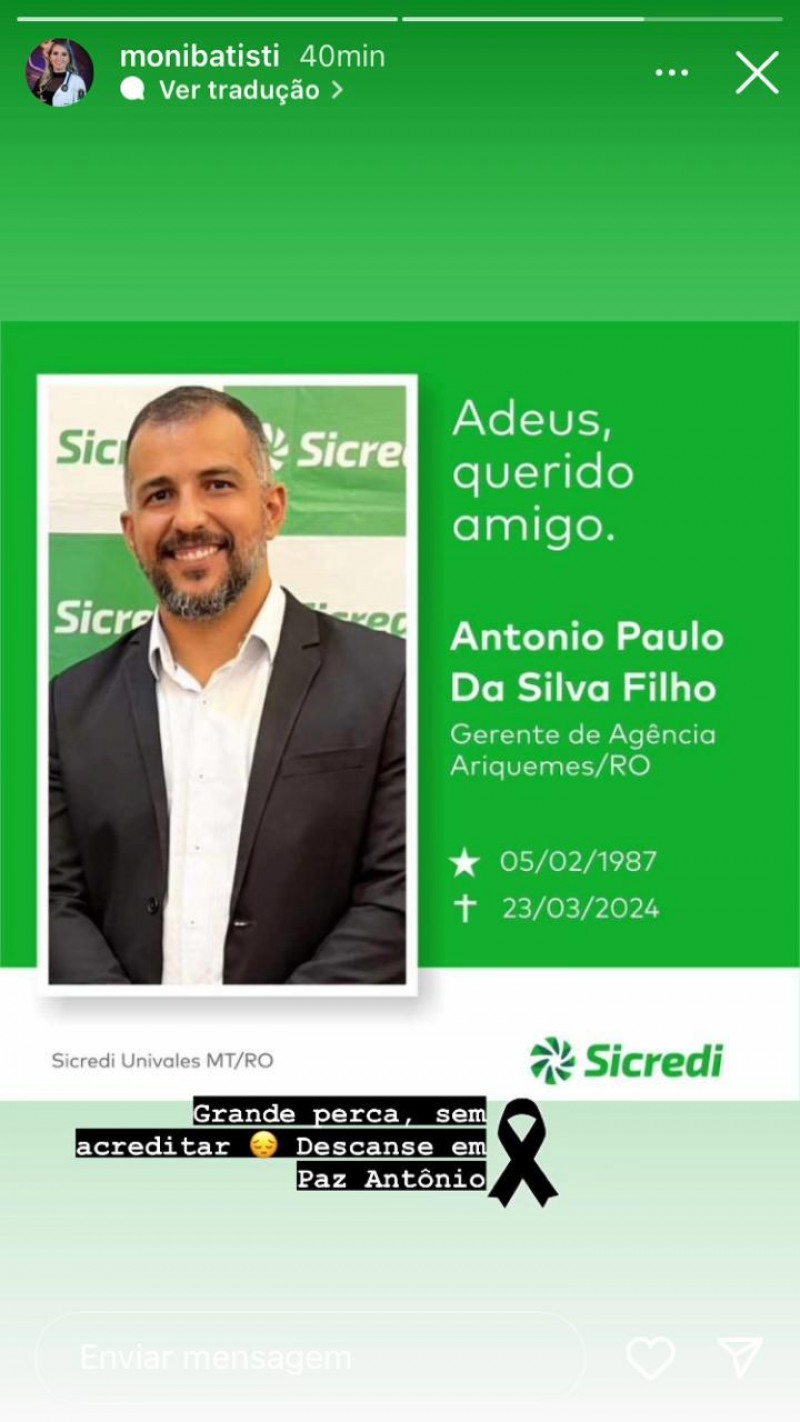 Nota pesar (Foto: ReproduÃ§Ã£o)