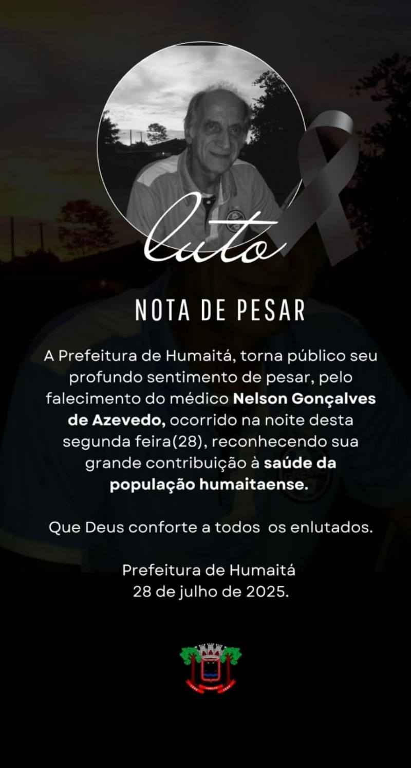 Nota pesar (Foto: Reprodução)